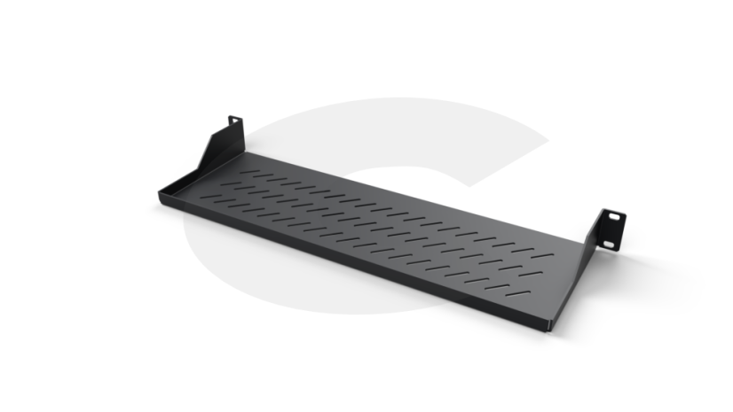 19“ Police CTnet REX s perforací 1U 150mm, zadní lem