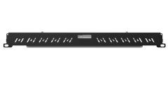 19" LED osvětlovací jednotka s krytem, černá