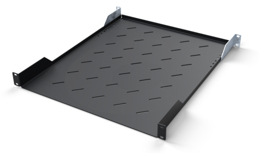 19“ Police CTnet REX s perforací 1U 550mm, černá