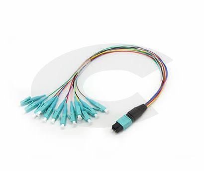 Optický fanout kabel MPO (Male) - 24x LC 50/125 OM3
