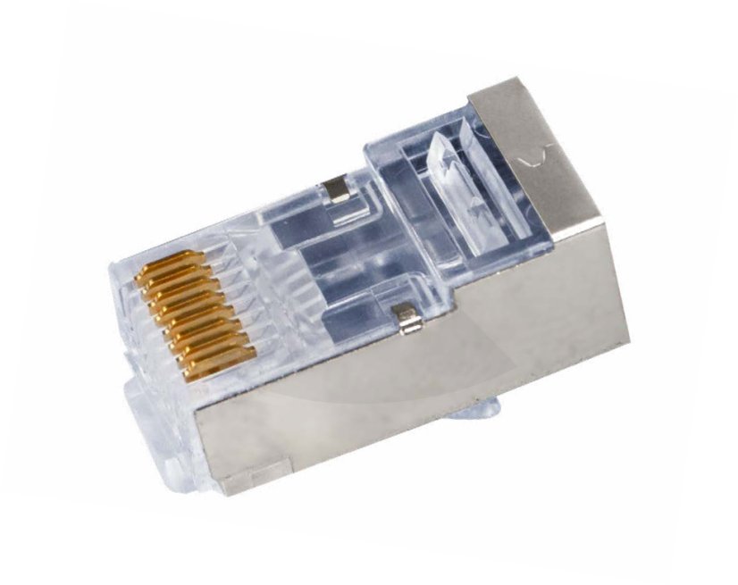 RJ45 Stecker 8P8C Cat.6 FTP Draht 50u