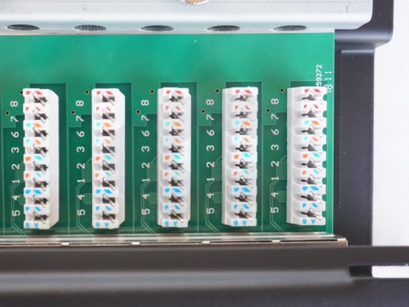 CTnet patch panel 24 port UTP cat.5e, 1U