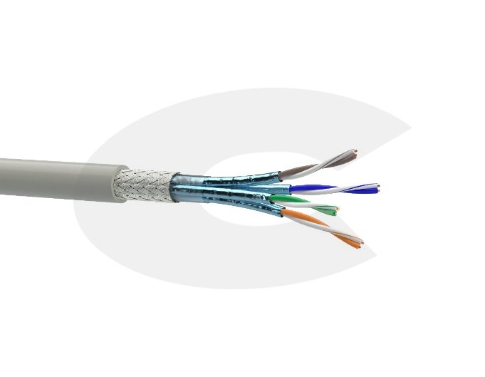 CTnet kabel S/FTP cat.7A drát LSZH (B2ca), 1000MHz