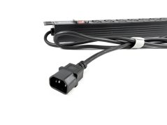 19“ napájecí panel 1U, 9x IEC C13, vypínač, 2m kabel C14, RAL9005
