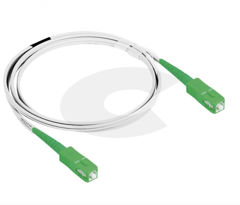 Optický patch kabel SC/APC-SC/APC 9/125 OS2, G657, simplex