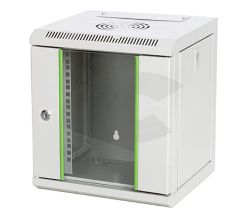 CTnet 10" rozvaděč 6U 300mm - Farbe: Šedá - RAL 7035