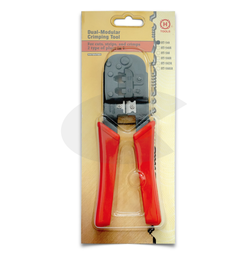 Hanlong® krimpovací kleště HT-546 kombinované 4p4c, 6p6c (RJ9, RJ10, RJ11, RJ12, RJ22), ba