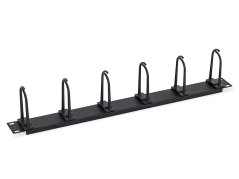 RAB-VP-X11-A1 - 19‘‘ vyvazovací panel 1U, 6 x háček velký