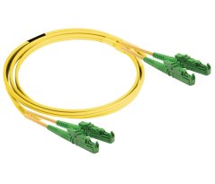 Optický patchkabel E2000/APC-E2000/APC 9/125 OS2