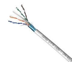 CTnet kabel FTP cat.6A drát LSZH (B2ca), metráž