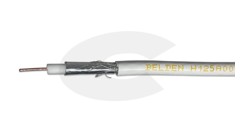 Koaxiální kabel Belden H125AL PVC 75ohm - Balení: 100