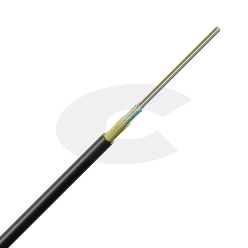 MetroJET 6vl. 9/125 mikrokabel, G.657A1, HDPE, 2,6mm, MK-DXS25