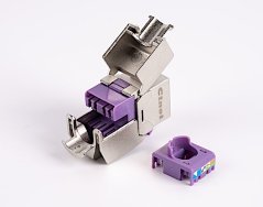 CTnet keystone FTP RJ45 cat.6A, samozářezový
