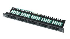 CTnet patch panel 50 port cat.3 ISDN, 1U