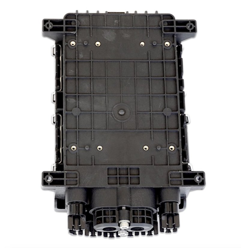 Venkovní optická spojka pro 12 vláken, zespod