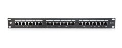 CTnet Patch panel 24 port UTP cat.5e, 1U, 24x RJ45