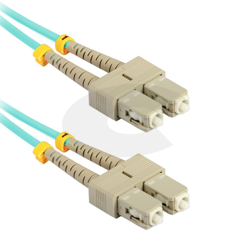 Optický patchkabel SC-SC 50/125 OM3, 1m, detail