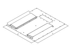 RAC-RV-X61-Z6, Redukce ke klimatizaci 600x1000/1200 mm