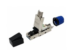 Konektor RJ45 (8p8c) FTP cat.6A, samozářezový, průmyslový