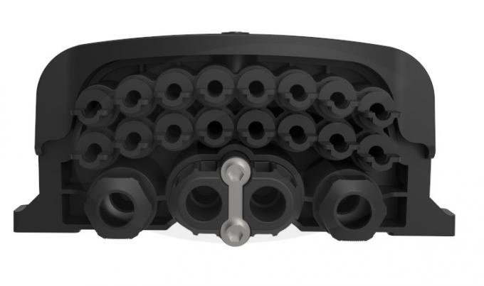 Optische Box für Glasfaserkabel Fusion Box, IP68, 144 Fasern, incl. Kassetten und Kabeleinführungen