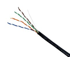 CTnet kabel UTP cat.5e drát PE venkovní jednoplášť, 305m