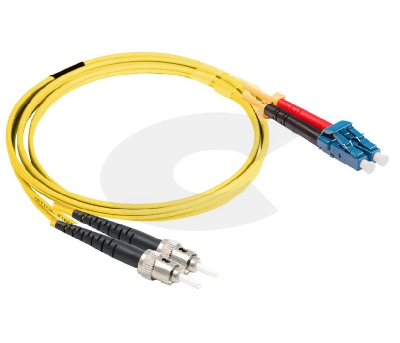 Optický patch kabel ST-LC 9/125 OS2 - Länge: 2m