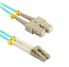 Optický patchkabel SC-LC 50/125 OM3, 1m, detail