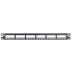 Panduit patch panel CP24BLY neosazený 1U pro 24 modulu MiniCom