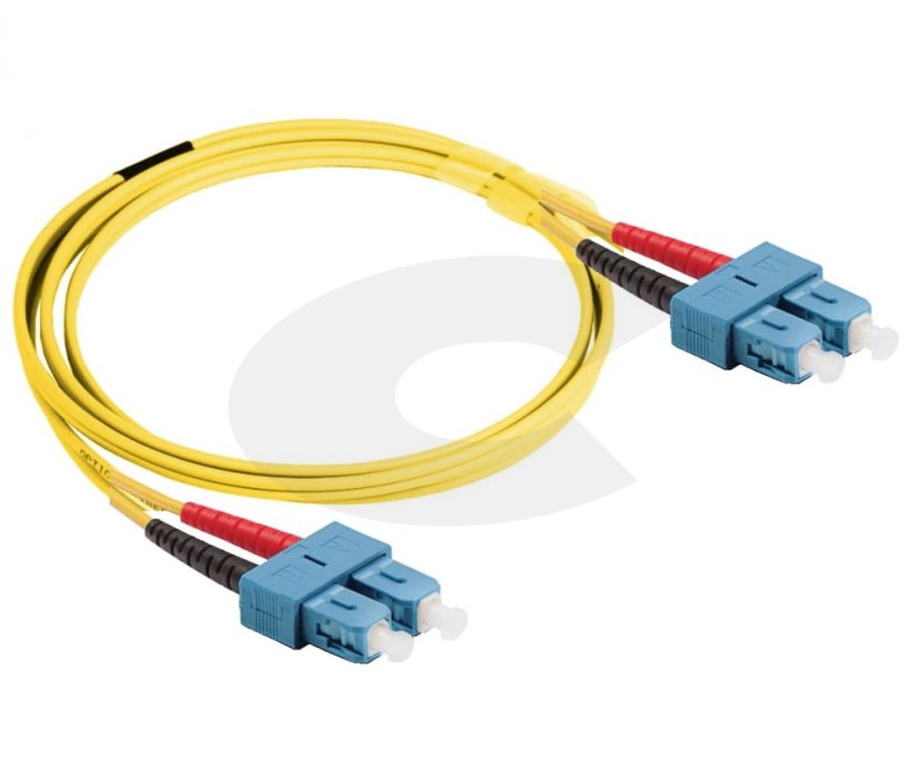 Optický patch kabel SC-SC 9/125 OS2 - Länge: 1m