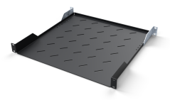 19“ Police CTnet REX s perforací 1U 450mm, černá