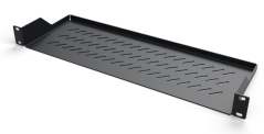 19“ Police CTnet REX s perforací 1U 150mm, černá