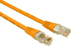 Patch kabel UTP cat.5e 3m, oranžový Patch kabel UTP cat.5e 3m, oranžový