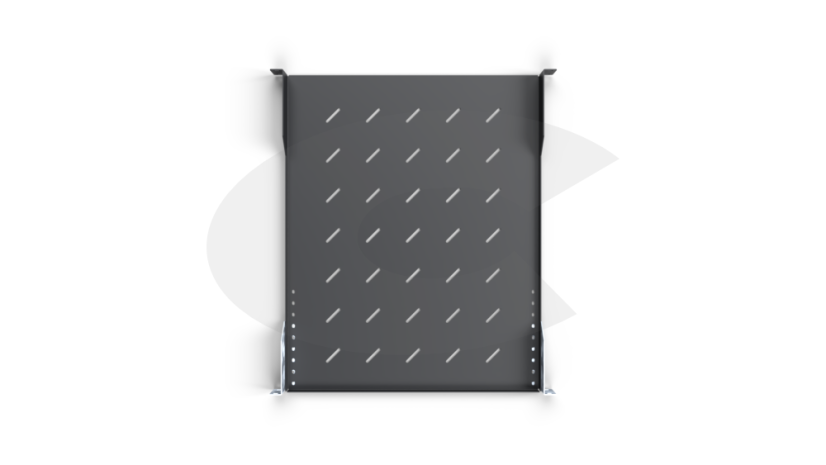 19“ Police CTnet REX s perforací 1U 550mm, perforace