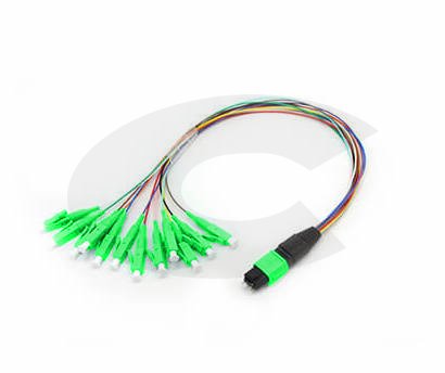 Optický fanout kabel MPO (Male) - 12x LC/APC 9/125 OS2