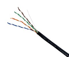 CTnet kabel UTP cat.5e drát PE venkovní jednoplášť, 305m