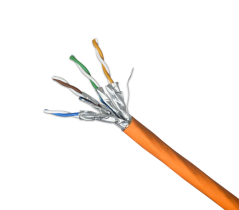 CTnet kabel FTP cat.6A drát LSZH (B2ca), metráž