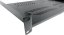19“ Fachboden perforiert 1U 280mm, schwarz