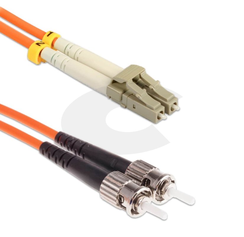 Optický patchkabel  ST-LC 50/125 OM2, 5m, detail