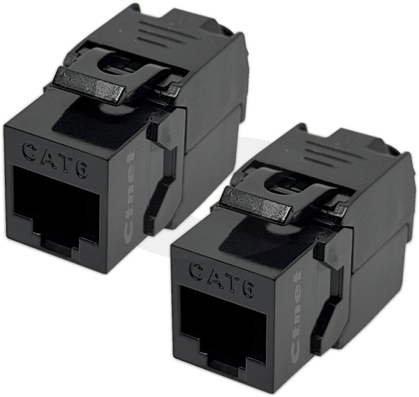 CTnet keystone UTP RJ45 cat.6 samozářezový, 2 ks