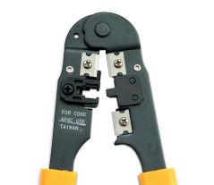 Hanlong® krimpovací kleště HT-2094 kovové jednoduché 4p4c (RJ9, RJ10, RJ22), detail Hanlong® krimpovací kleště HT-2094 kovové jednoduché 4p4c (RJ9, RJ10, RJ22), detail