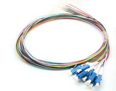 Pigtail LC 9/125 OS2 G567A barevná sada 12pcs 2m Pigtail LC 9/125 OS2 G567A barevná sada 12pcs 2m