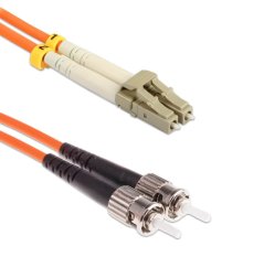 Optický patchkabel  ST-LC 50/125 OM2, 1m, detail