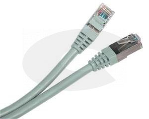 Patch kabel FTP cat.5e šedý 10m