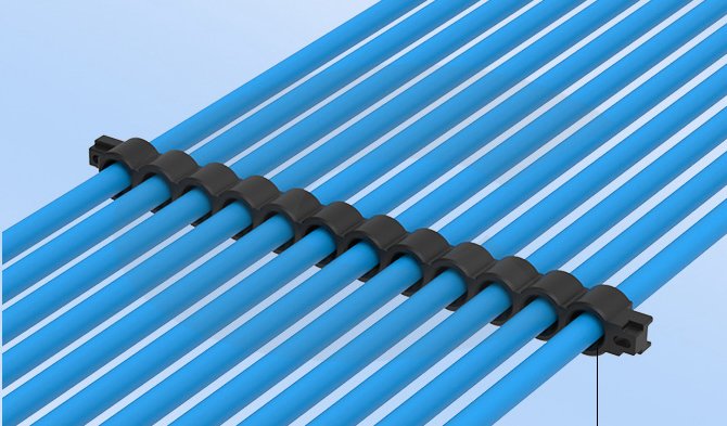 Kabelový organizér pro 12x kabel