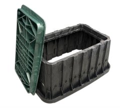 Kabelová komora HDPE 1025 x 689 mm, hl. 457 mm, včetně plastového víka, otevřená