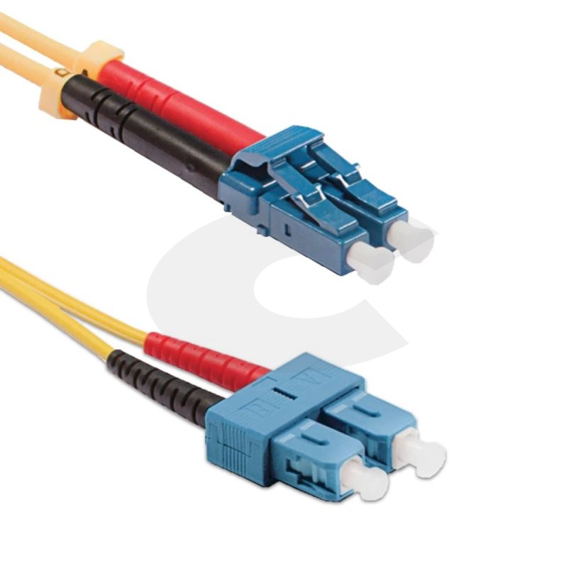 Optický patch kabel SC-LC 9/125 OS2 - Délka: 5m