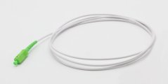 Pigtail SC/APC Uni-tube 9/125 OS2, G657A2, 3mm, bílý