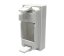 Parapetní zásuvka pro 1 keystone modul 22,5x45mm s prachovou krytkou, 22,5x45mm Parapetní zásuvka pro 1 keystone modul 22,5x45mm s prachovou krytkou, 22,5x45mm