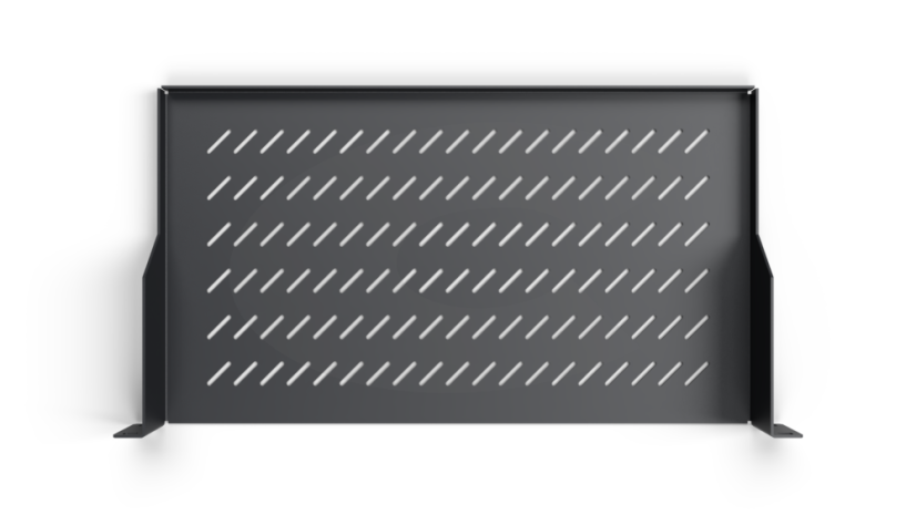 19“ Police CTnet REX s perforací 1U 250mm, perforace
