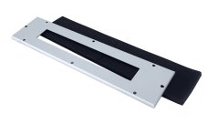 Kabelová průchodková deska 383x88 mm, ocelový rám + gumová deska